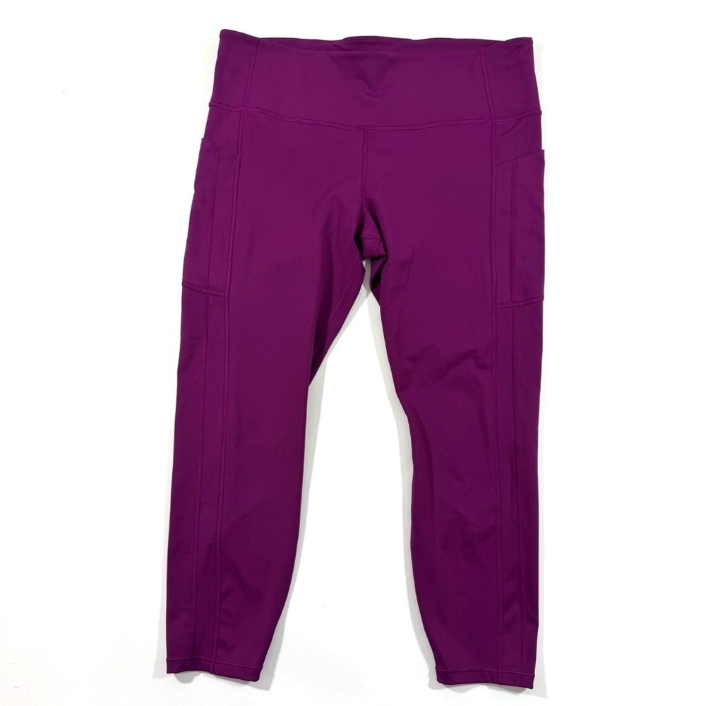 Athleta Ultimate Stash II 7/8 Tight Leggings Purple Size XL